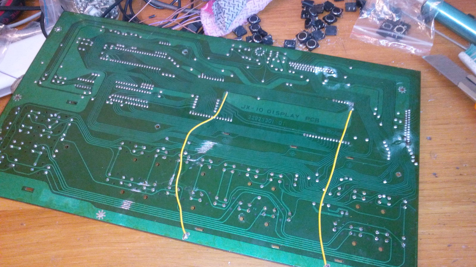 Ремонт синтезатора Roland JX-10 - Моё, Ремонт электроники, Длиннопост, Синтезатор, Folk Audio Custom, Самара