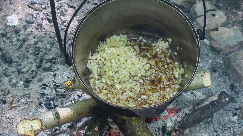 Bograch or Hungarian goulash | Hungarian goulas VKAZANE - My, , Vkazane, Preparation, Recipe, Video recipe, Bograch, Goulash, , Video, Longpost