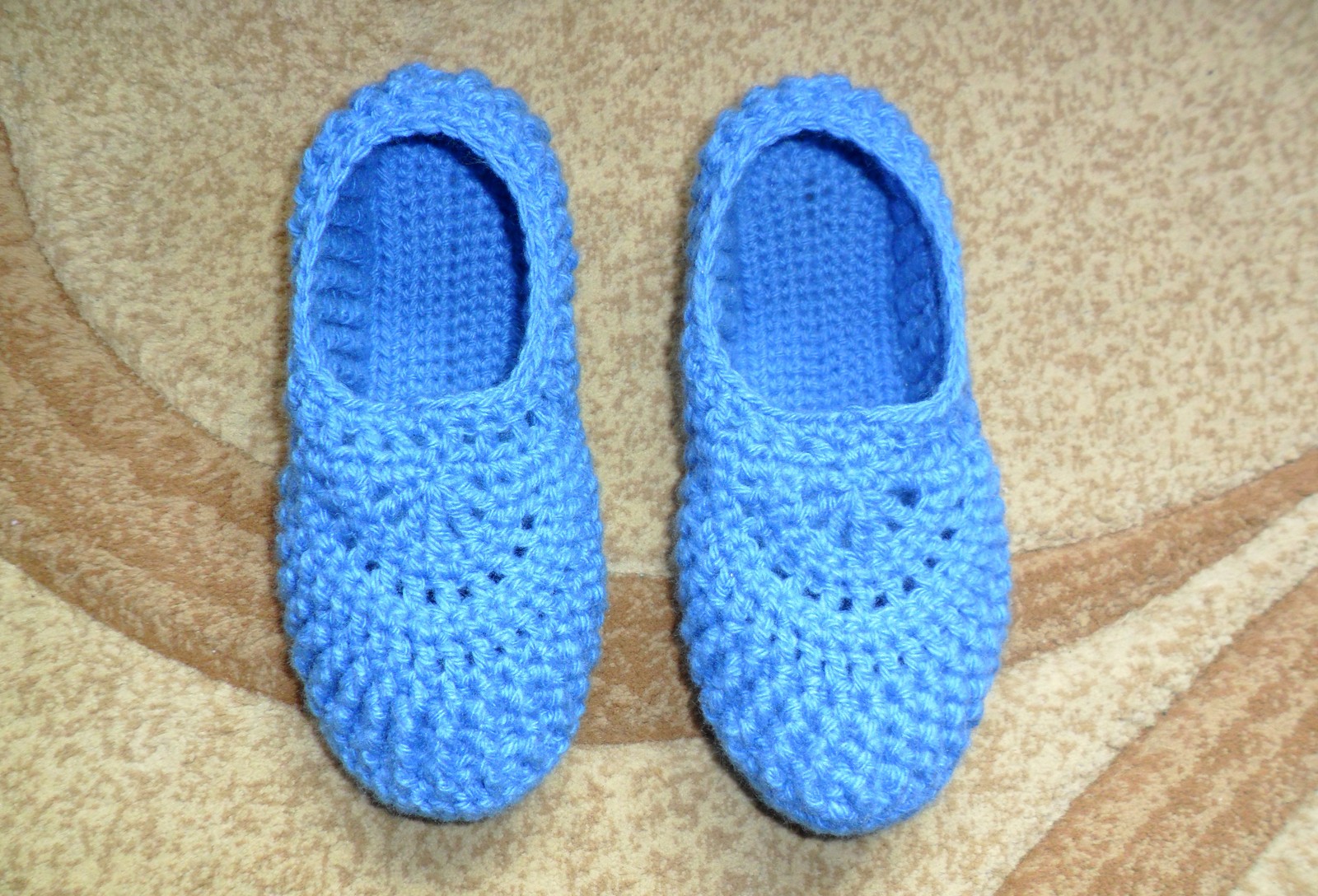 Crochet slippers - My, Needlework, Needlework without process, Crochet, Longpost