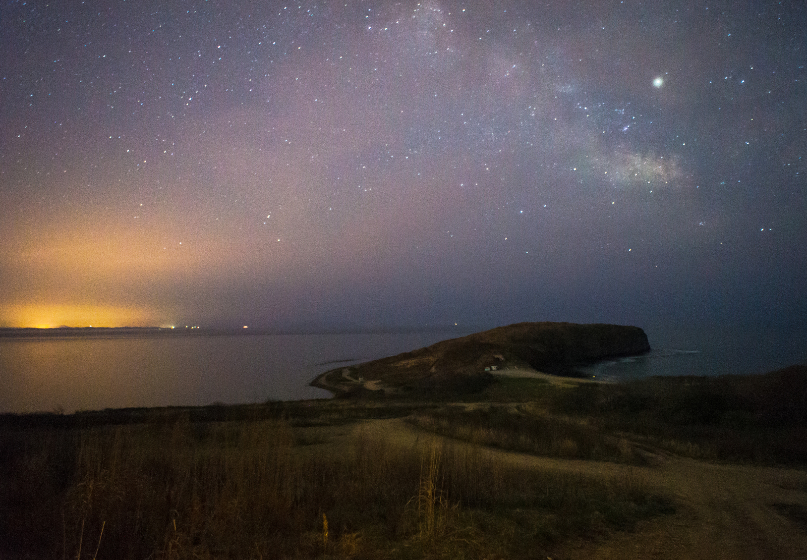 Spontaneous departure to Vyatlina: part 1 - My, Astrophoto, Sky, Stars, Vladivostok, Primorsky Krai, Дальний Восток, Russian island, Galaxy, Longpost