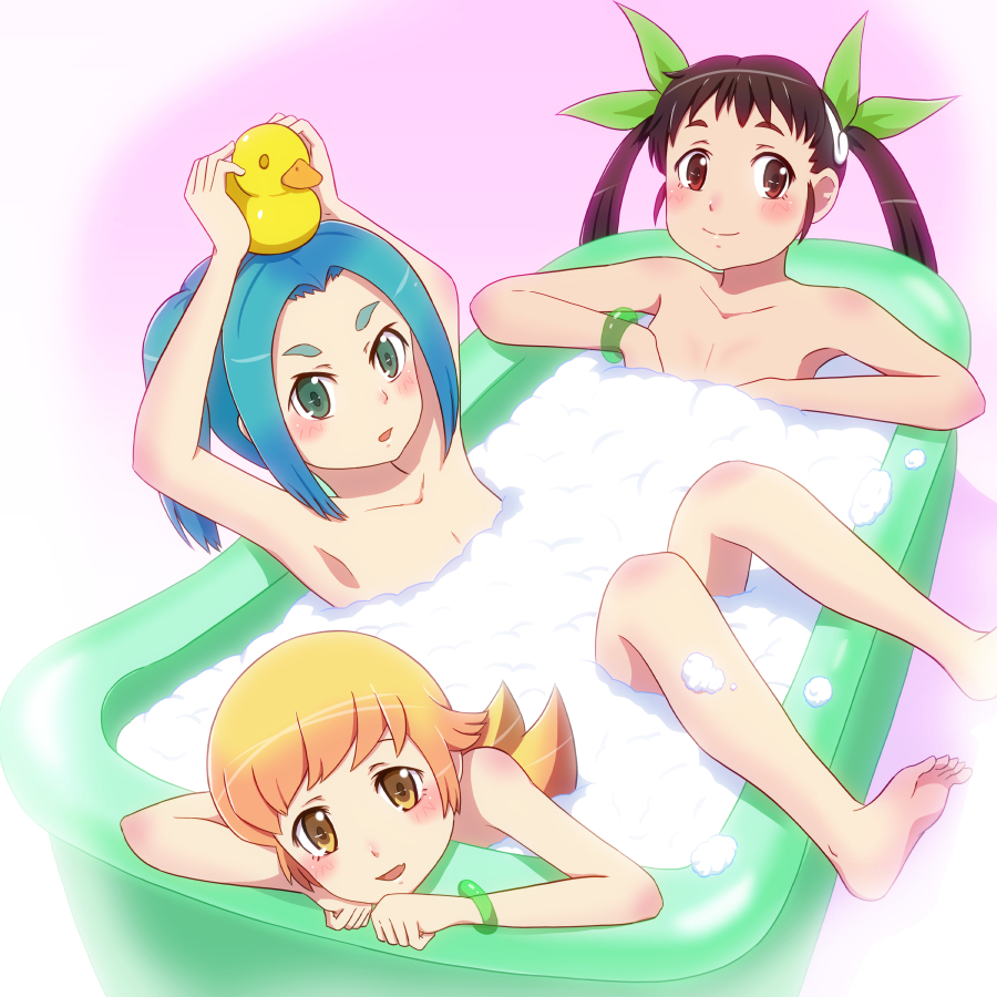 Loligatari - NSFW, Anime, Anime art, Monogatari series, Hachikuji Mayoi, Shinobu oshino, Yotsugi ononoki, Fire Sisters, Longpost