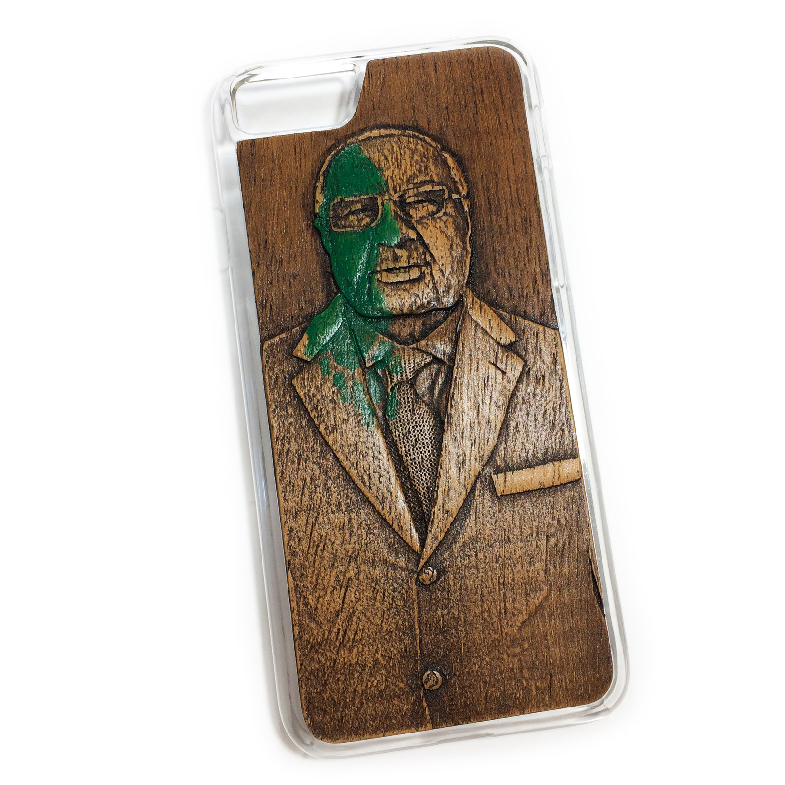 A little green - My, The Gift of Hands, , Case for phone, Alexey Navalny, Alisher Usmanov, Green, Shrek, Politics, Longpost