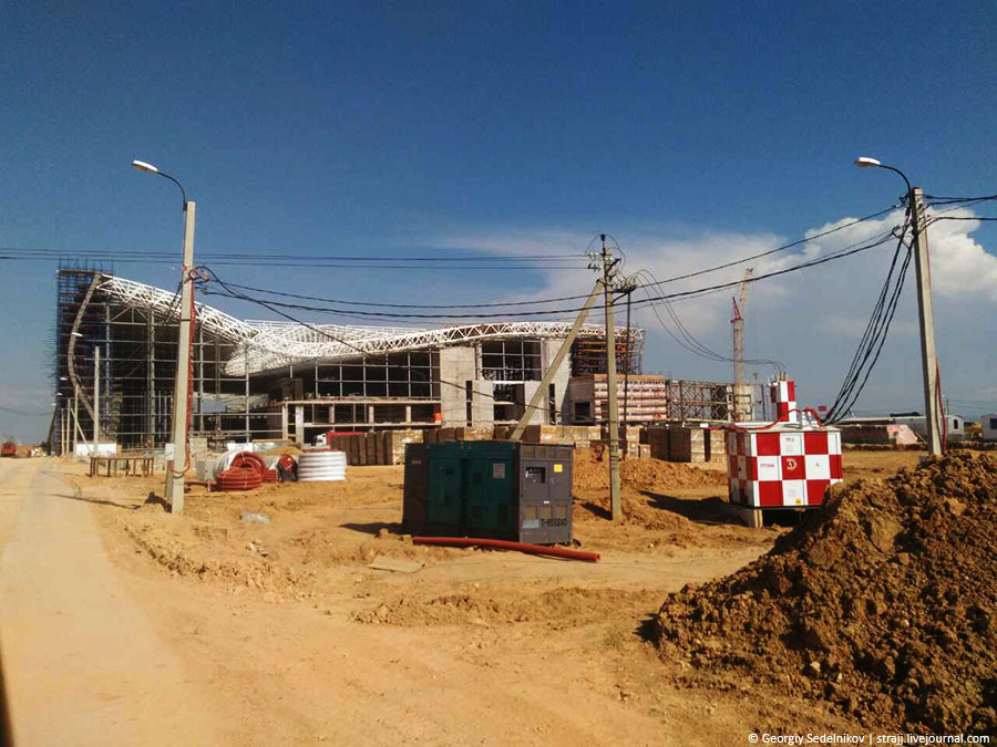 Construction of the new airport Simferopol (photo report) - Society, Reportage, Russia, Simferopol, The airport, Building, Opinion, Livejournal, Longpost