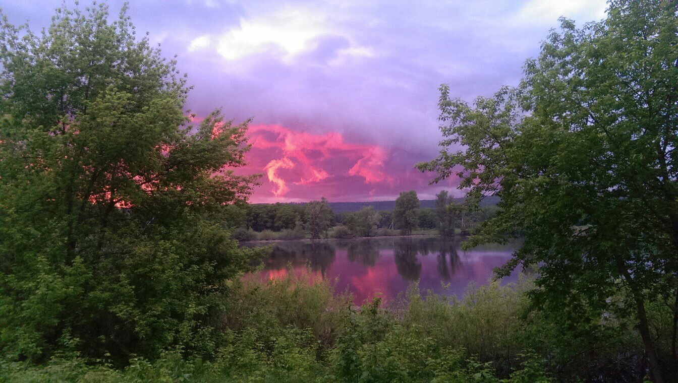 Sunset in the coastal village - The photo, Russia, Nature, Landscape