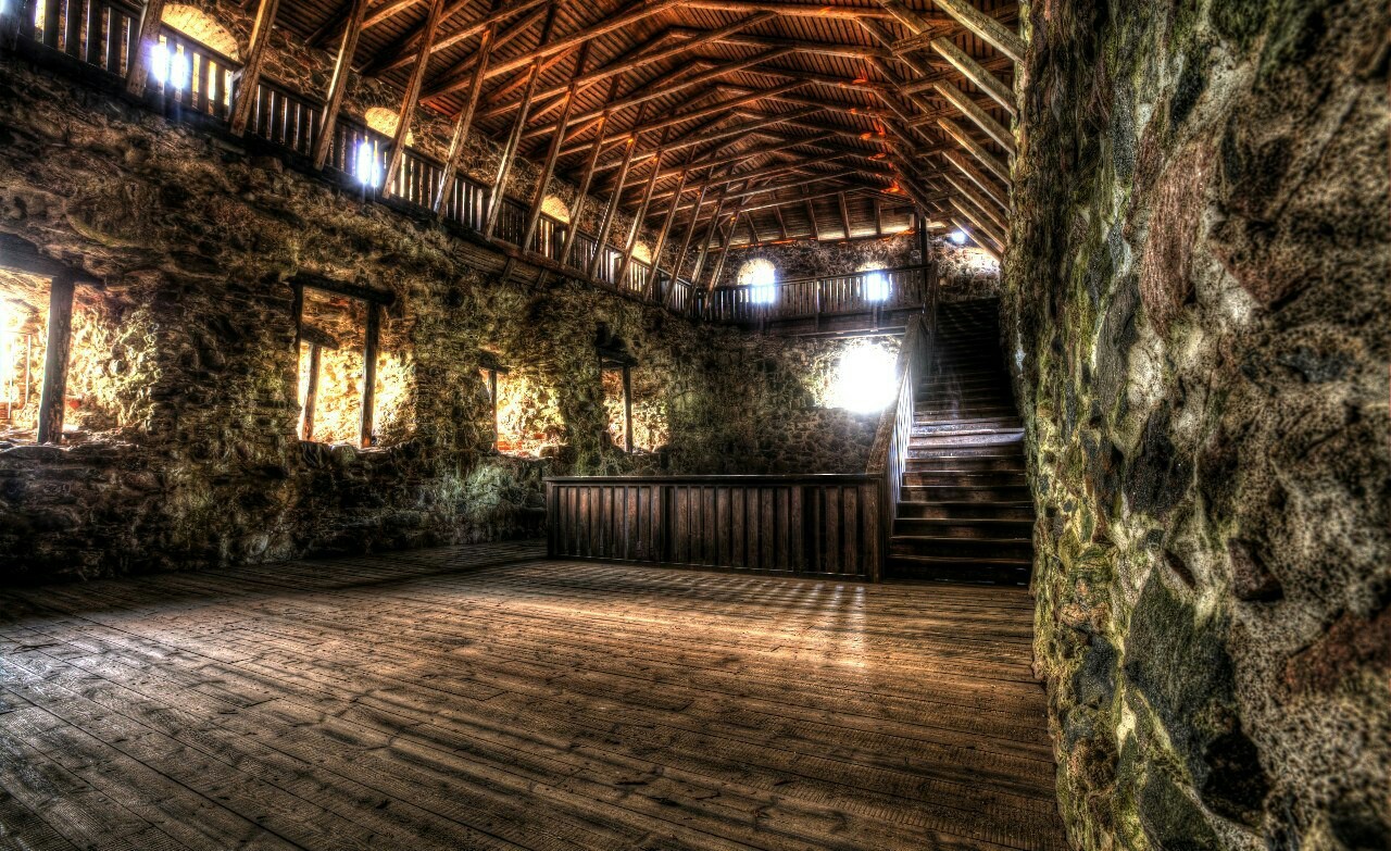 Medieval castle - My, HDR, Fantasy, Lock, Finland, The photo, Historical reconstruction, Story