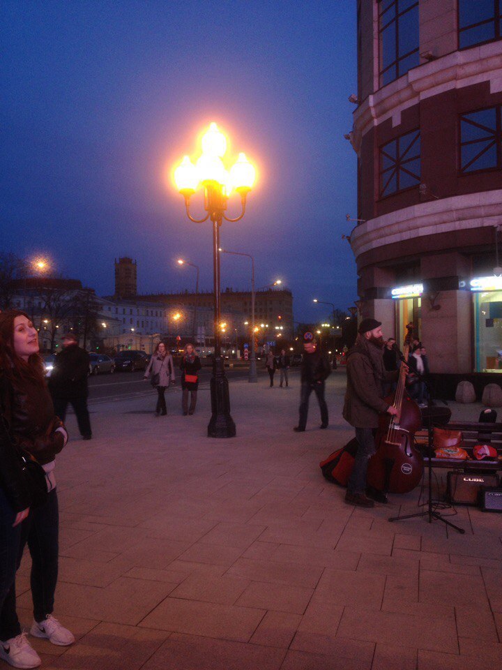 Evening Arbat - My, Photo on sneaker, Rukozhop, Longpost