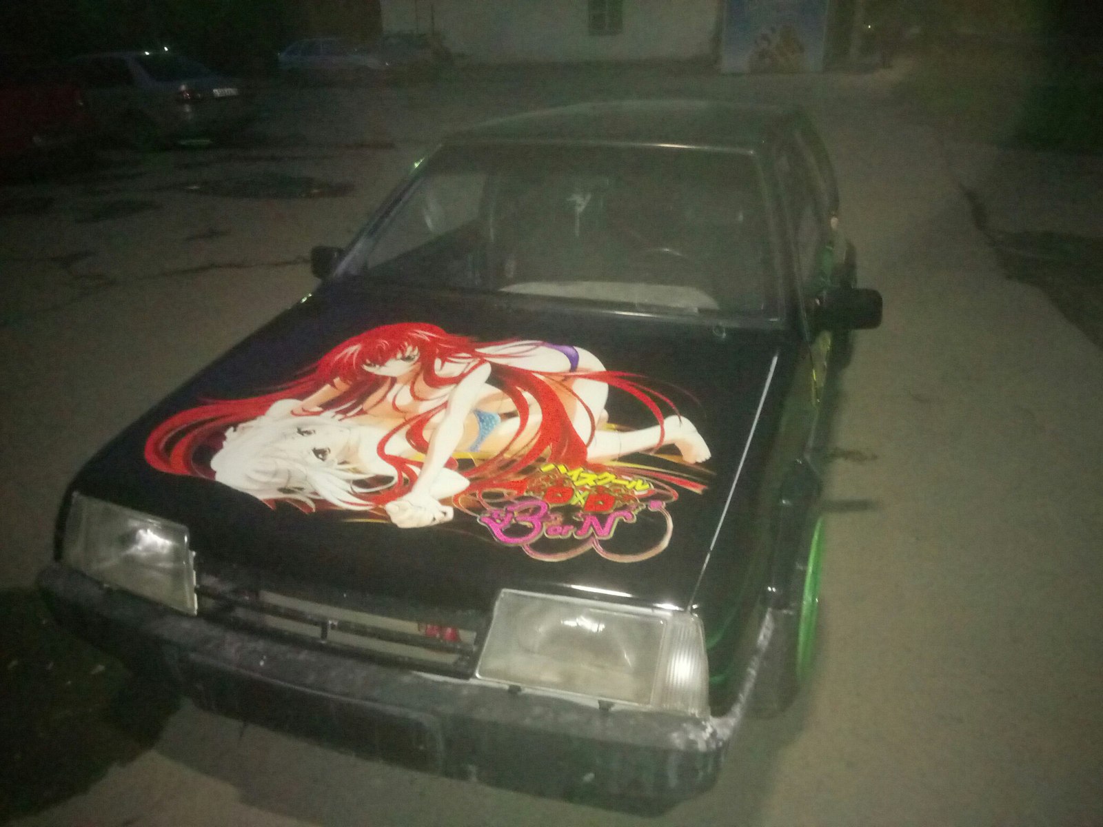 Chelyabinsk Itasha car - My, Auto, Itasha, Anime, High School DXD, Longpost