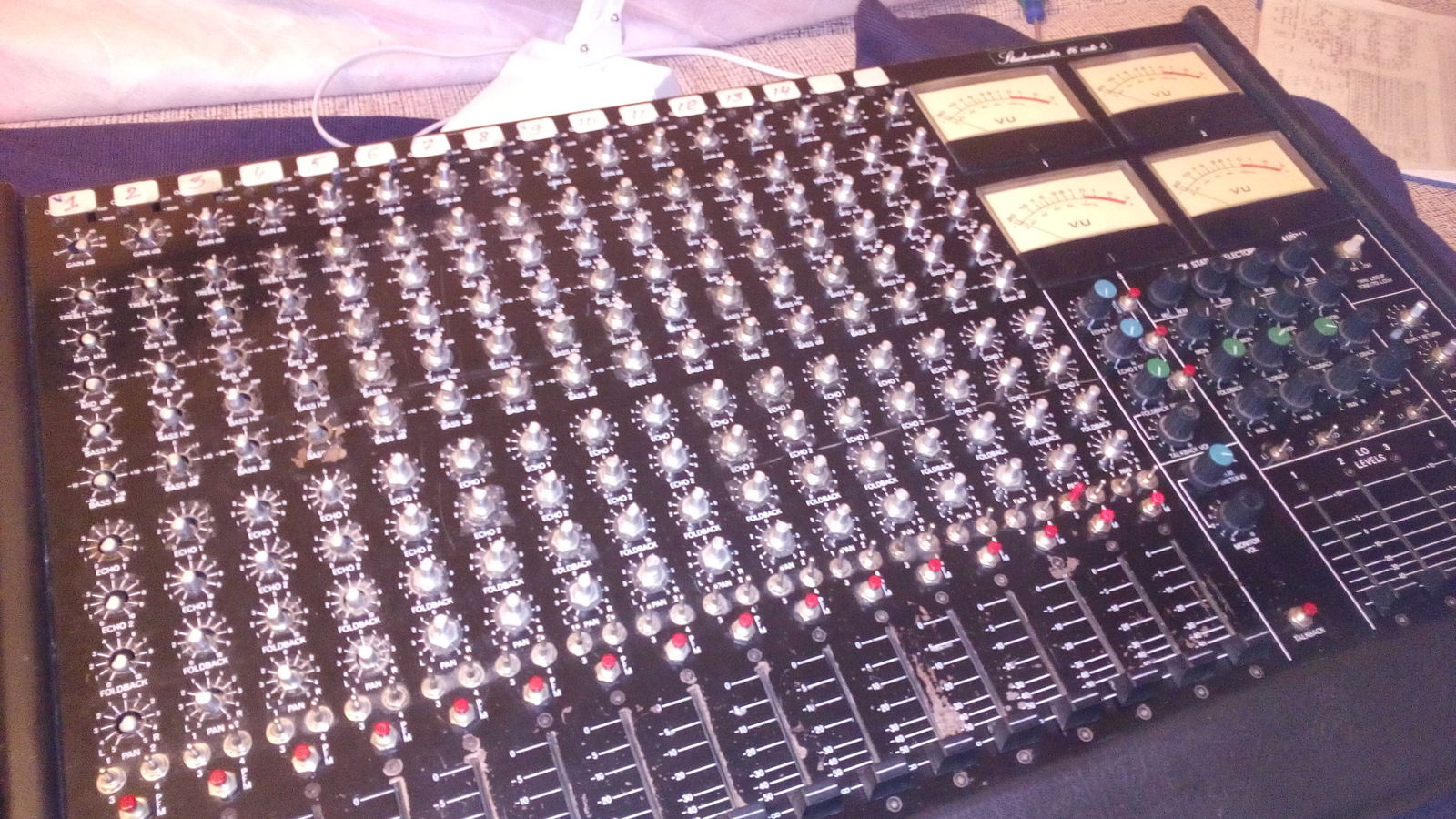 Repair of mixing console STUDIOMASTER 16 into 4 - My, Electronics repair, Longpost, Folk Audio Custom, Mixing Console, Music