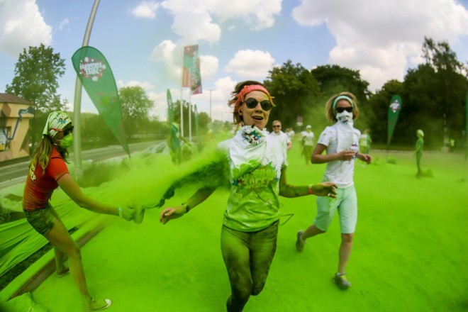 Colorful run. - Color Run, Marathon, Moscow, Luzhniki, , People, Weekend, A selection, Longpost