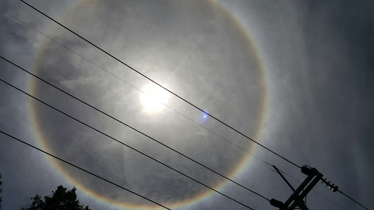 Solar halo on Koh Samui (Thailand, 06/11/2017) - beauty of nature, Thailand, Halo