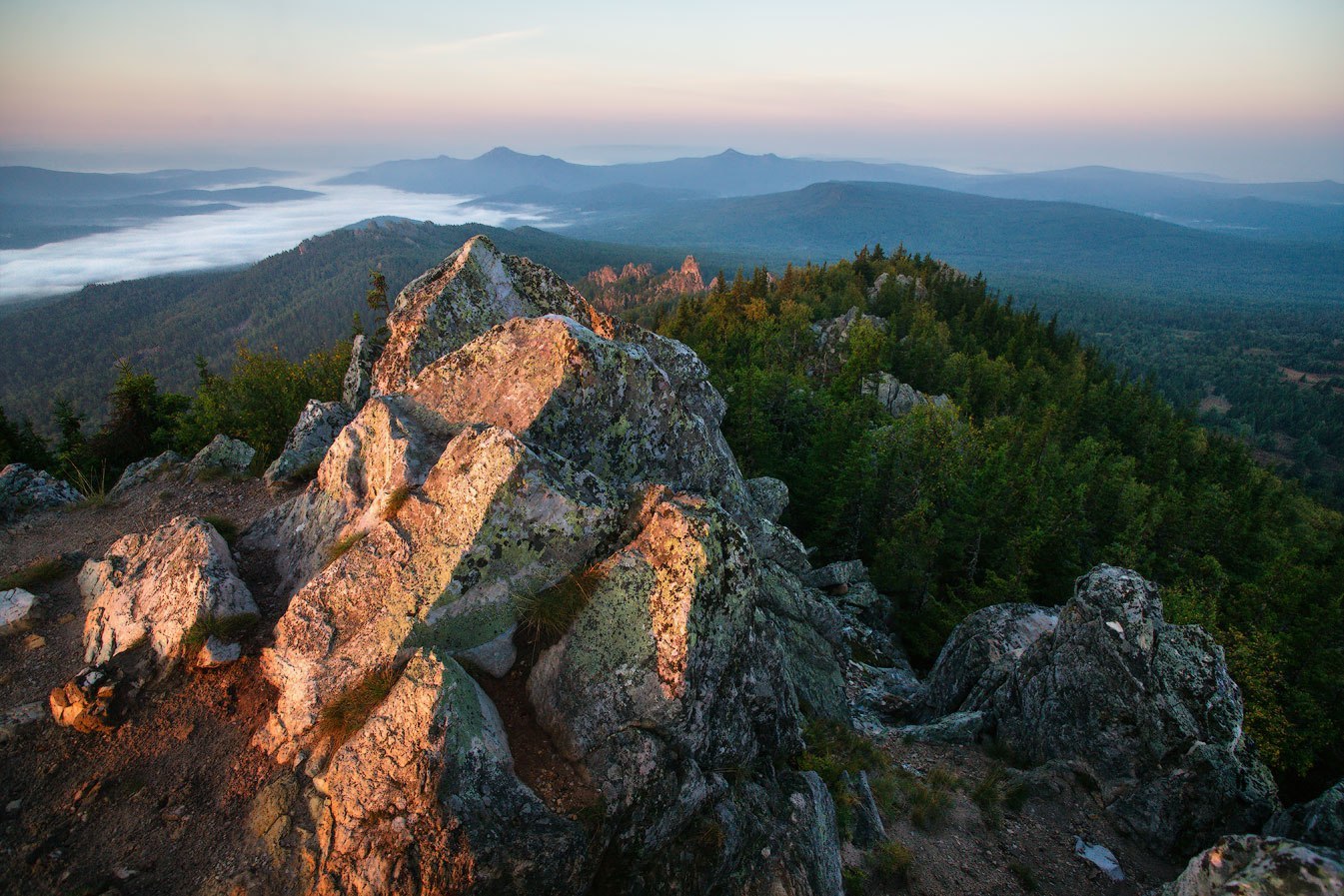 Southern Urals - Russia, The photo, The nature of Russia, Landscape, Tourism, Gotta go, Summer, dawn, Longpost