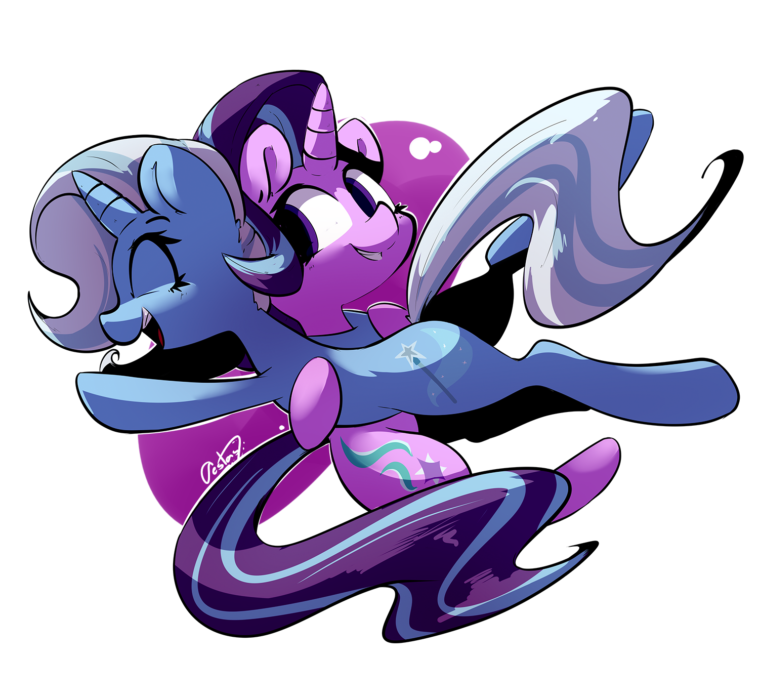 Starxie - My Little Pony, Starlight Glimmer, Trixie, Шиппинг, MLP Lesbian