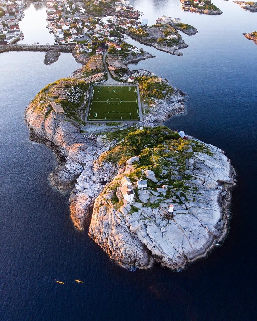 Football field in Norway - Norway, Football, Field