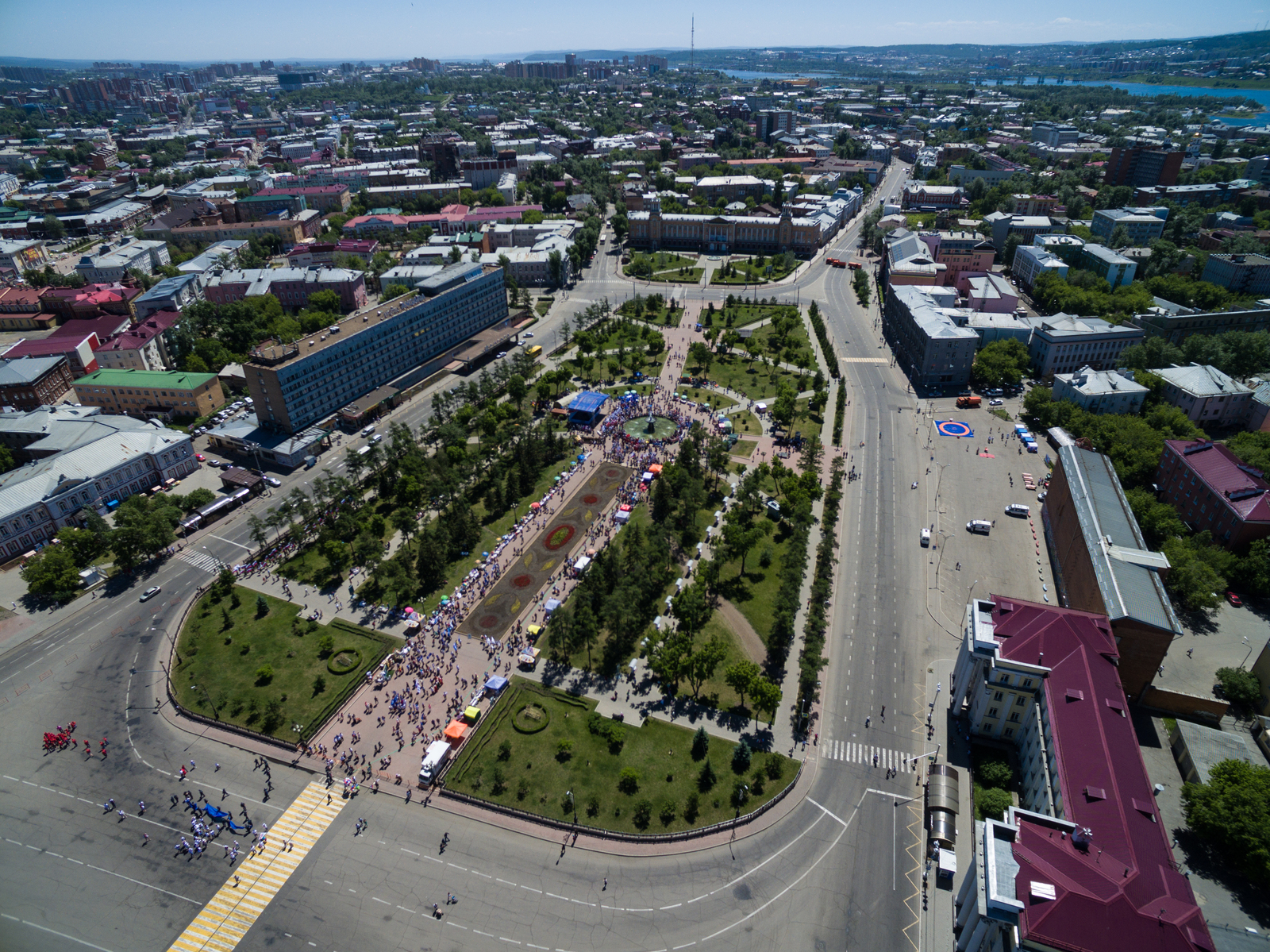 Irkutsk from the air - My, Quadcopter, Flight, Irkutsk, DJI Phantom, Longpost