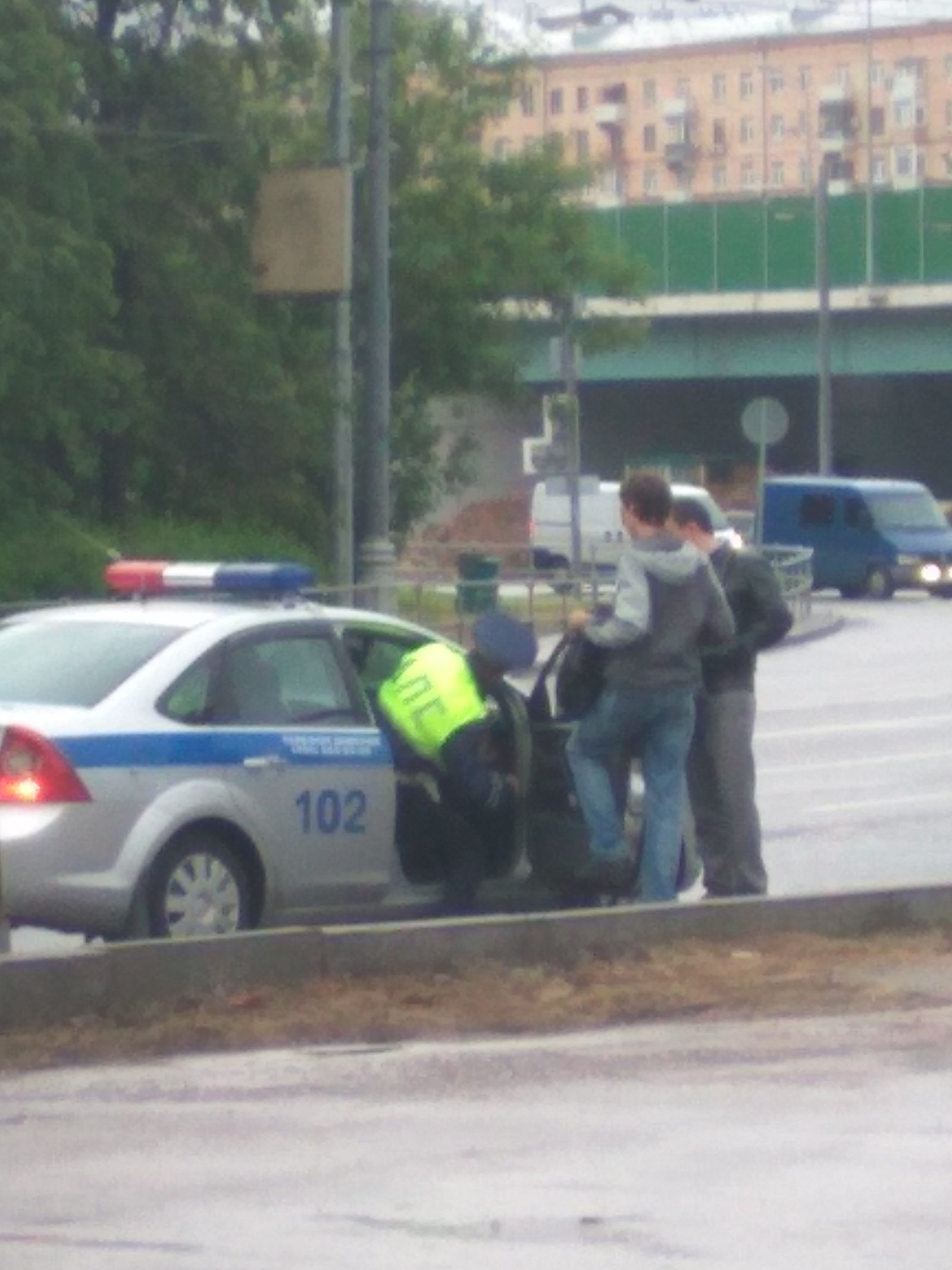 Issue a fine for crossing a red traffic light. - My, DPS, Fine, A pedestrian