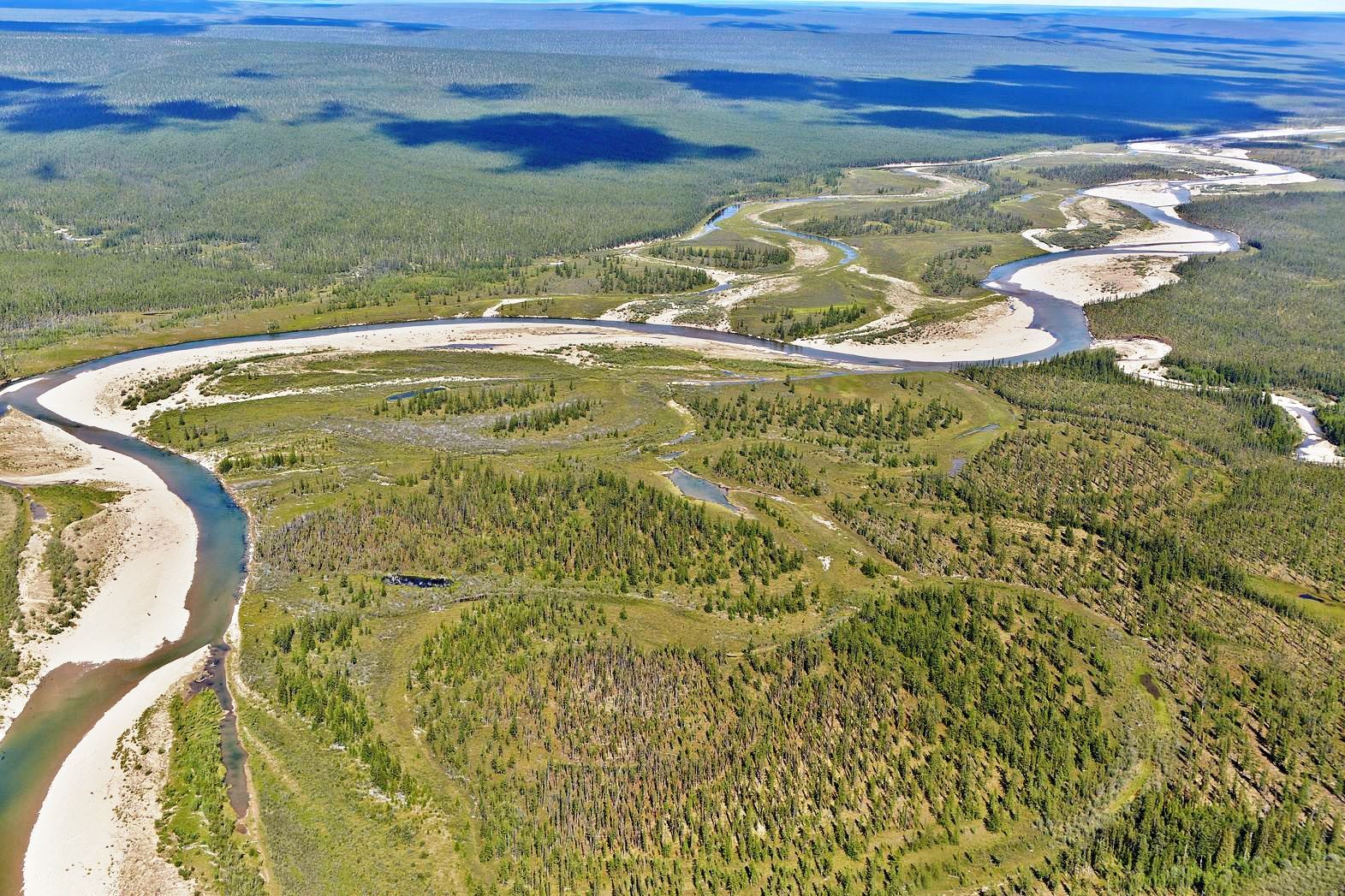 Road to Olenyok - Yakutia, The nature of Russia, Helicopter, , The photo, Longpost