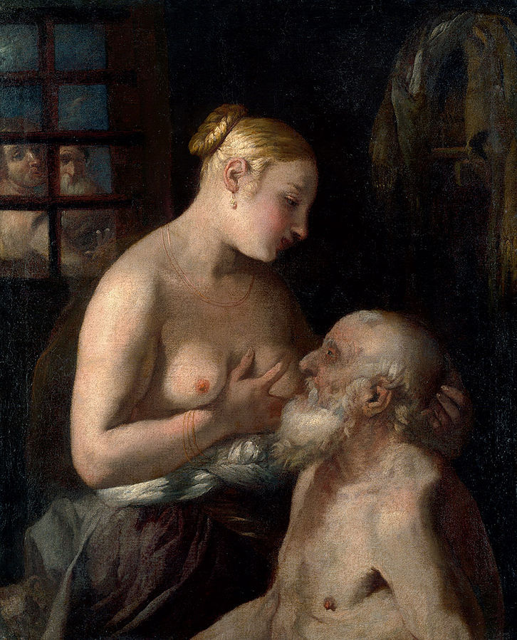 The love of a Roman woman - NSFW, Romans, History in paintings, Lactation, Longpost