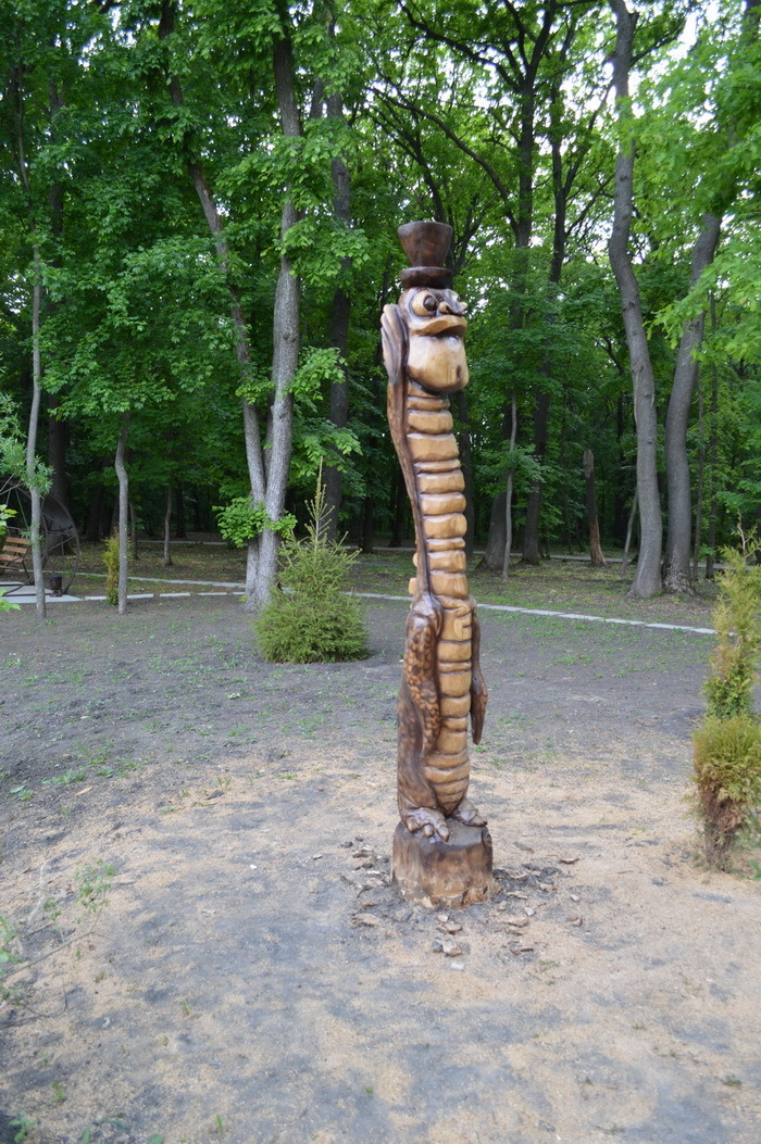 monster land - My, Alexander Ivchenko, Chainsaw, Chainsaw sculpture, Monster, Voronezh, Longpost, Video