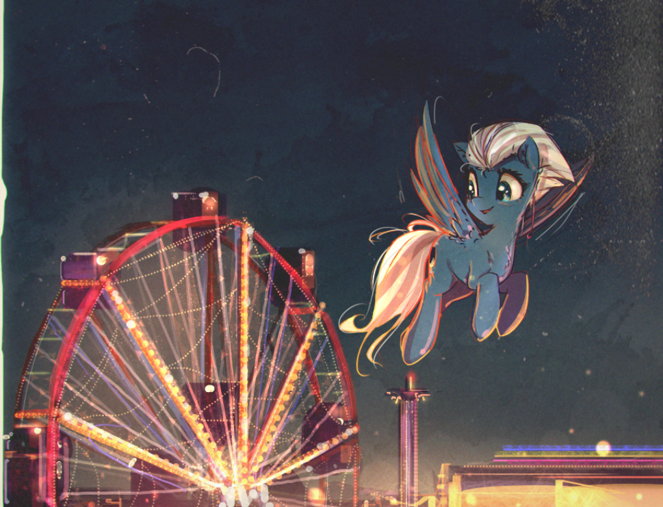 Carnival - My little pony, Night Glider, PonyArt