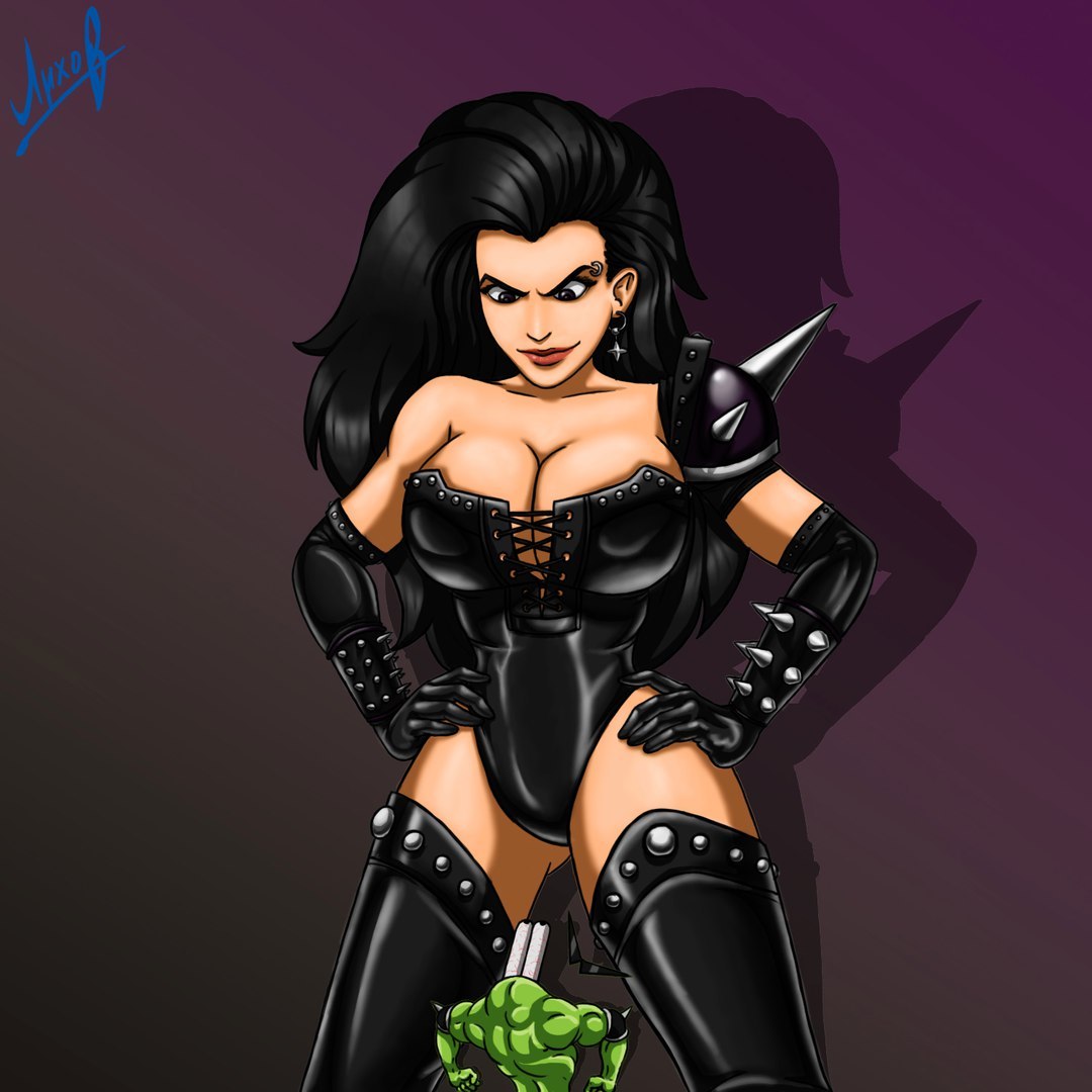 The Dark Queen from Battletoads - Battletoads, Fan art, Games, Fantasy