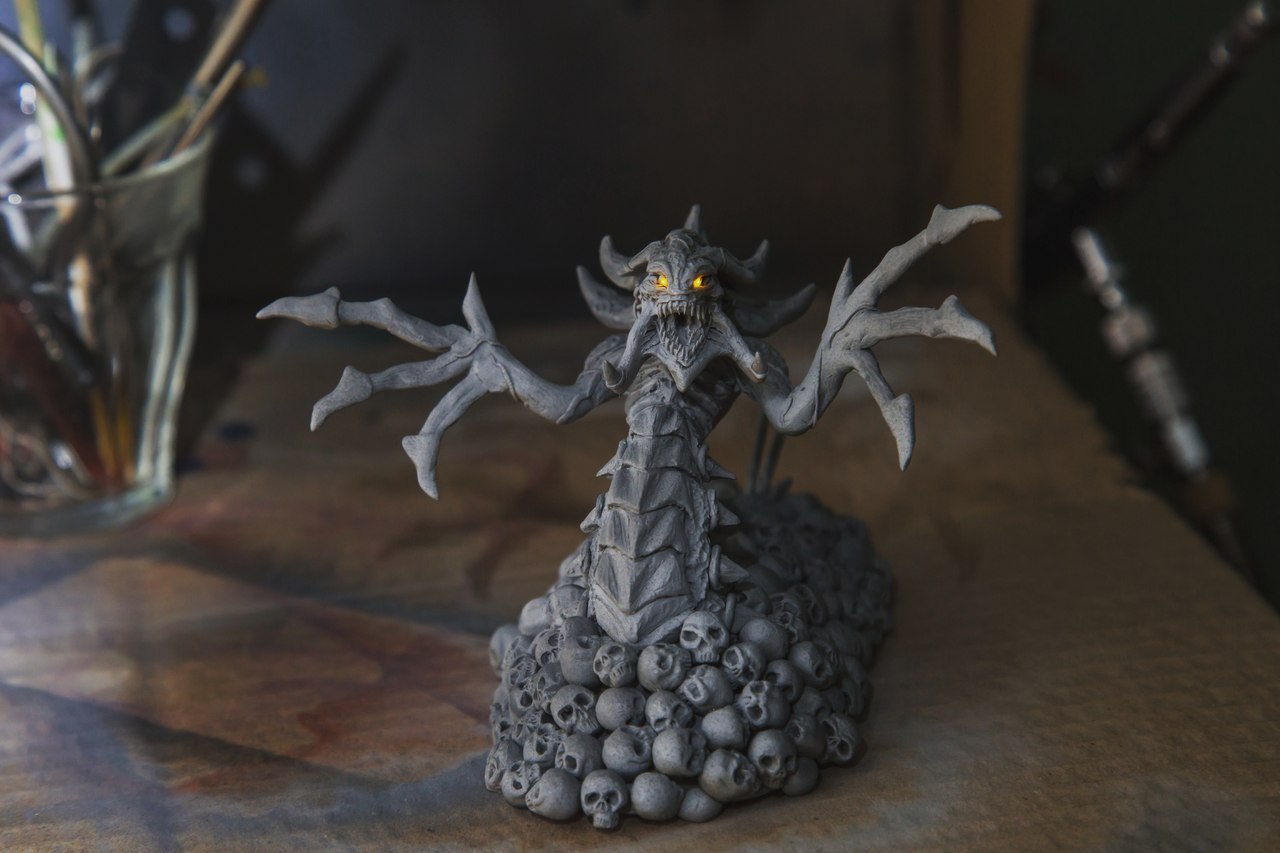 Zerg from polymer clay - My, Zerg, Hydralisk, Starcraft, Game art, Polymer clay, 