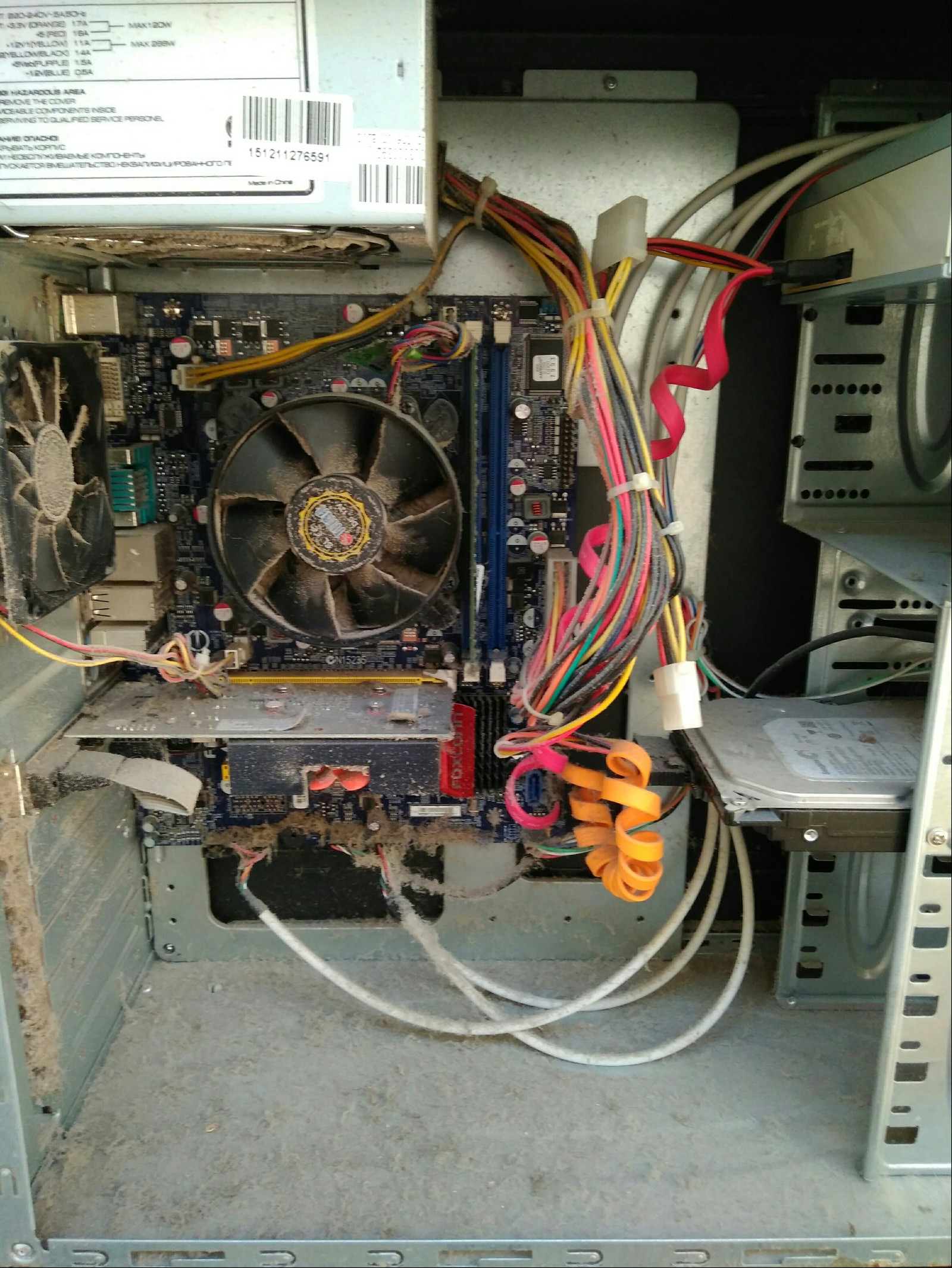 A bit of computer crypto - My, Dust, System unit, Computer, Longpost