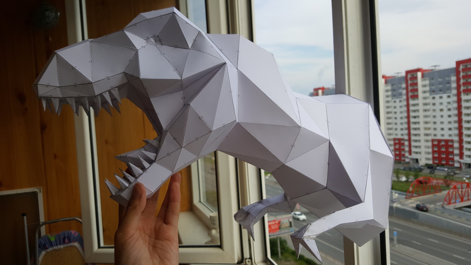 paper dinosaur - Paper, Papercraft, Dinosaurs, Longpost