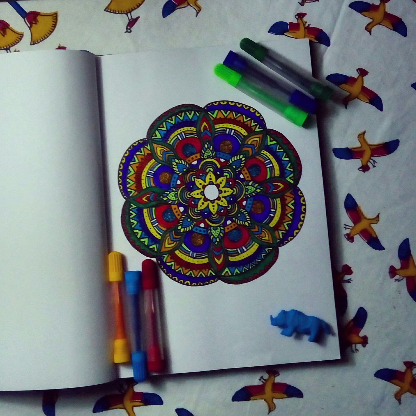 When you can't do academic drawing... - My, My, Mandala, Drawing, Longpost