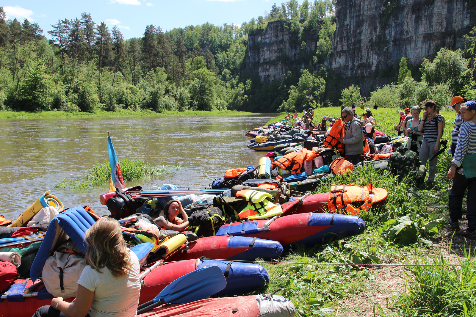 As we celebrated the Day of Russia. - My, Russia Day, Tourism, Alloy, River, River Ai, Ural, Holidays, The photo, Longpost