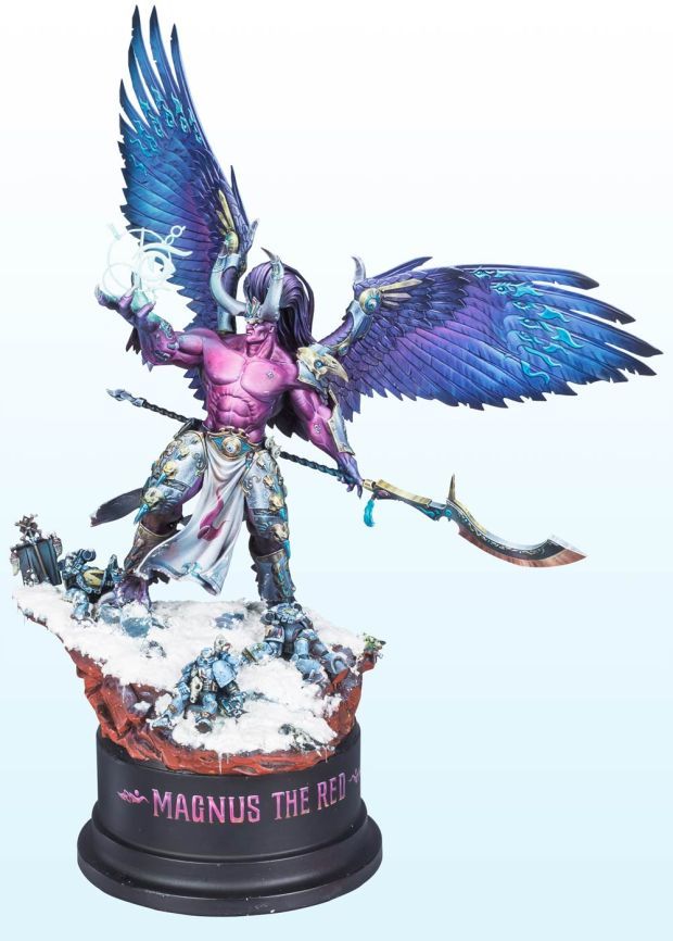 Магнус Рыжий - Magnus Red, Thousand Sons, Warhammer 40k, Daemon Prince, Tzeentch, Длиннопост, Миниатюры Вархаммер