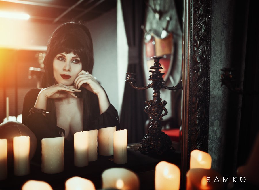 Cosplay Elvira - Mistress of Darkness - My, Cosplay, Russian cosplay, Elvira mistress of darkness, Longpost