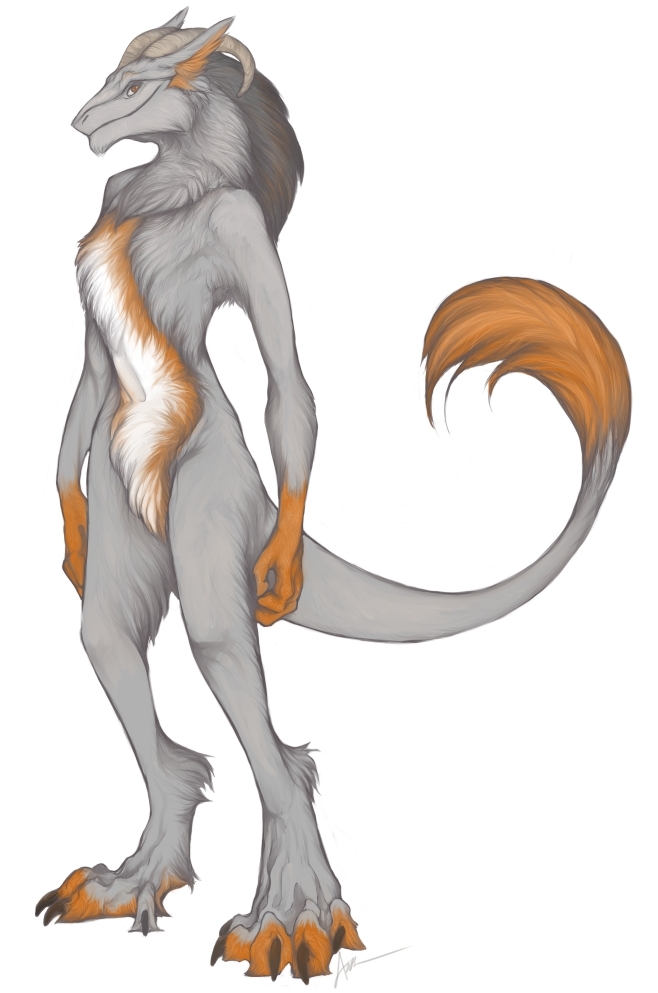 Often they ask what kind of fox is on the profile picture - Furry art, Longpost, Art, Furry, Sergal