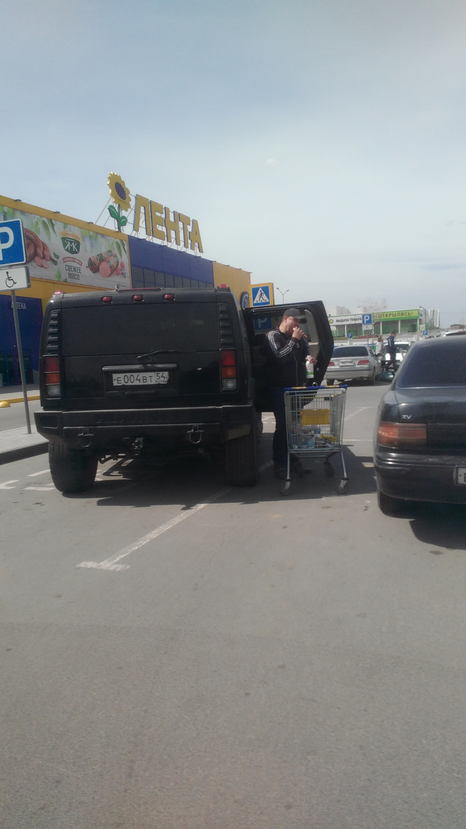 Вот это я понимаю- инвалид - Автохам, Парковка