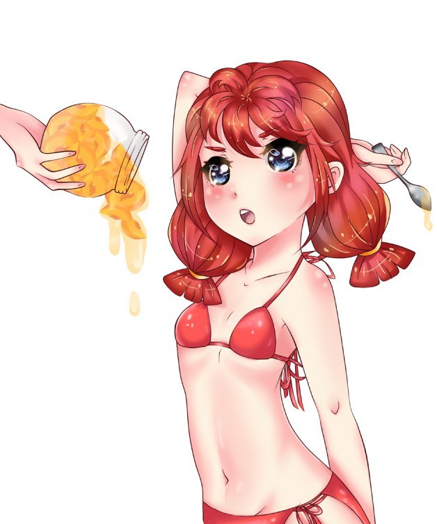 Just don't get sloppy! - Endless summer, Ulyana, Visual novel, Art