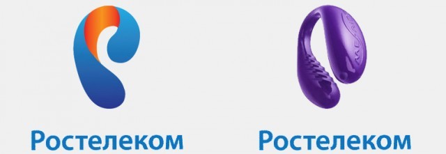 Rostelecom brings pleasure - NSFW, Rostelecom, Vibrator, Logo