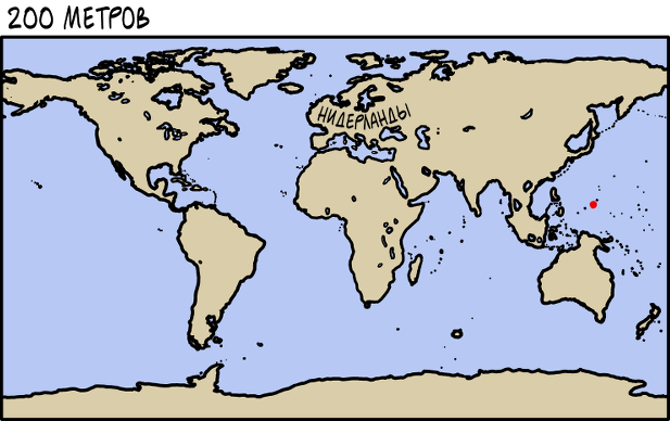 Осушение океанов - XKCD, Океан, Суша, Длиннопост