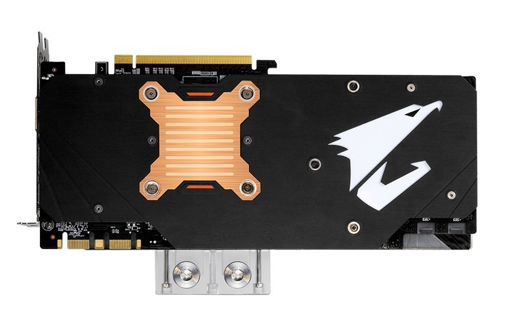 Video card Gigabyte Aorus GeForce GTX 1080 Ti Waterforce WB Xtreme Edition 11G received seven video outputs - Gigabyte, Video card, Technics, Components, Technologies, Longpost