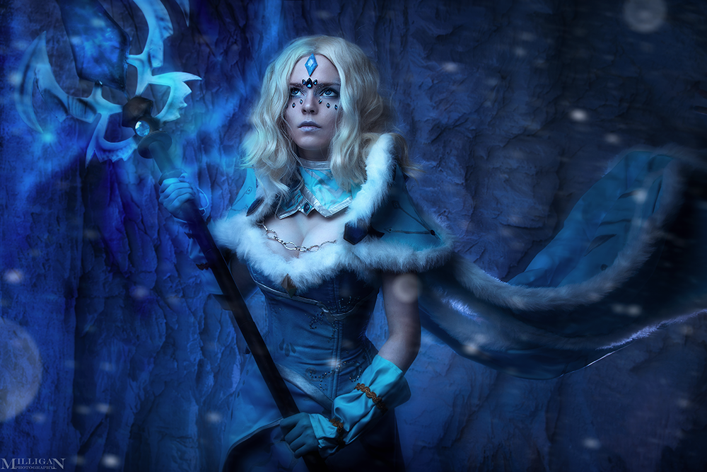 DotA 2 - Crystal Maiden Arcana - Dota 2, Crystal maiden, Cosplay, 2017, Milliganvick, Longpost