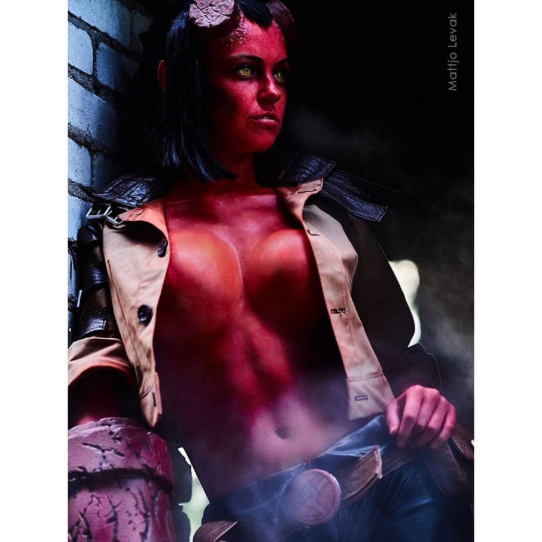 Hellgirl - NSFW, Cosplay, Rule 63, Hellboy, Hellgirl