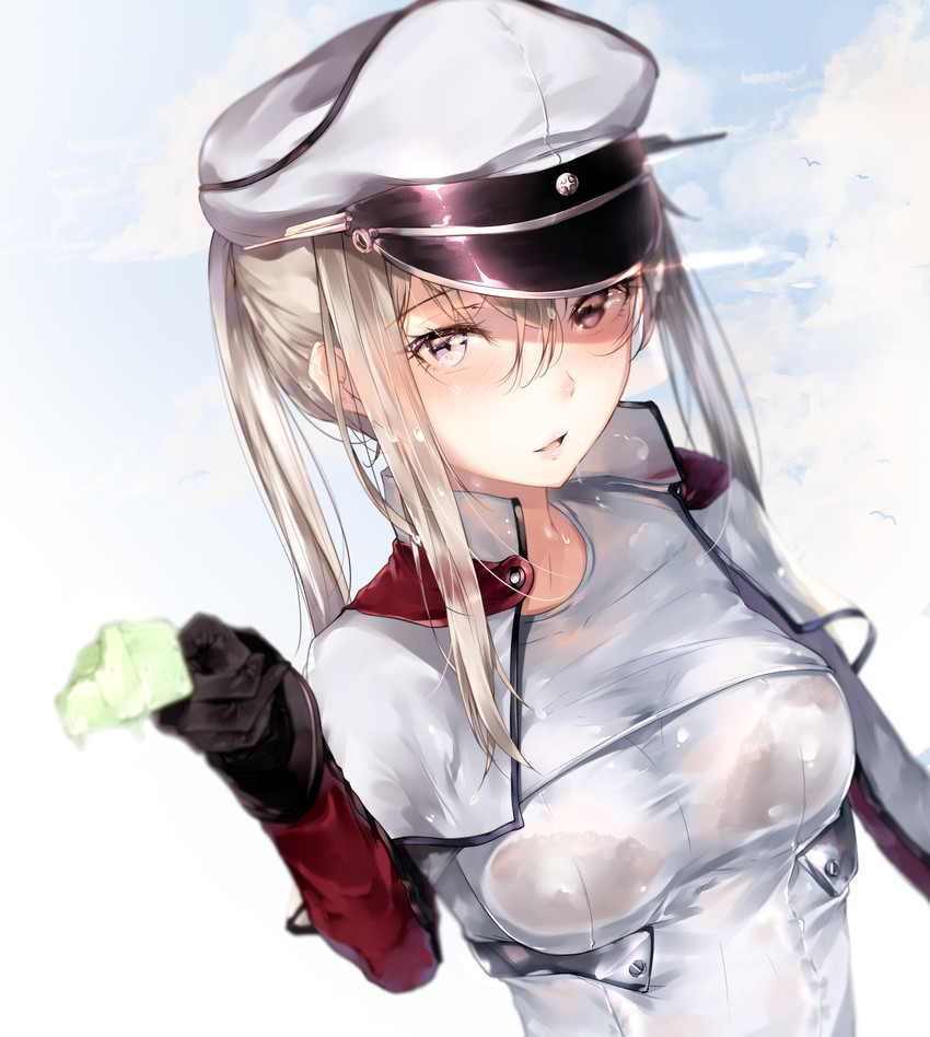 Graf Zeppelin. - NSFW, Anime, Anime art, Kantai collection, Graf Zeppelin