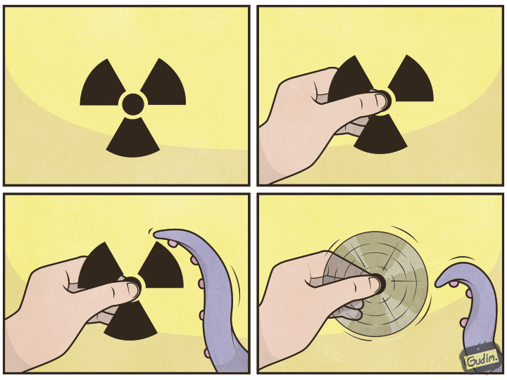 Spinner - My, Gudim, Spinner, Comics, Radiation