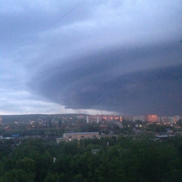 Meanwhile in Saratov ... - UFO, Clouds, Thunderstorm, Longpost, Weather, The photo