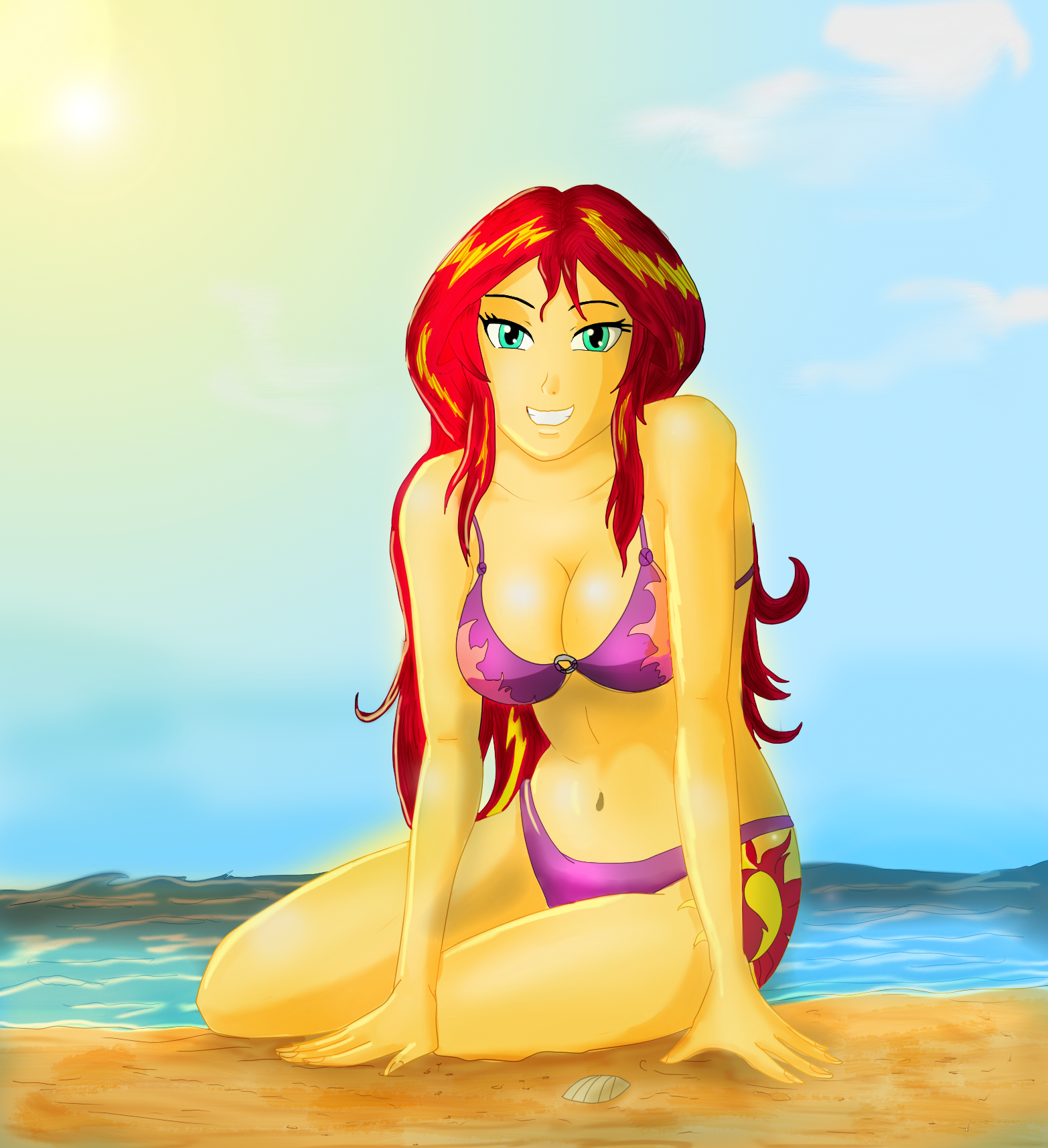 Sunset shimmer - NSFW, My, Sunset shimmer, My little pony, Equestria girls, MLP Edge