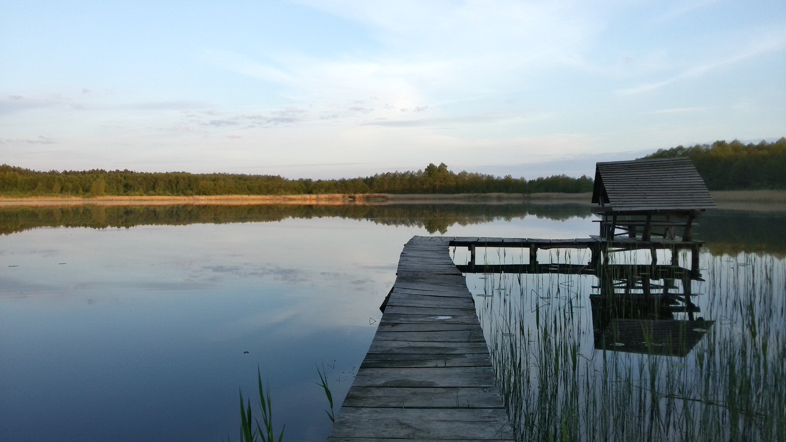 soulful place - My, Lake, , , Summer, Forest, PVD, Sunset