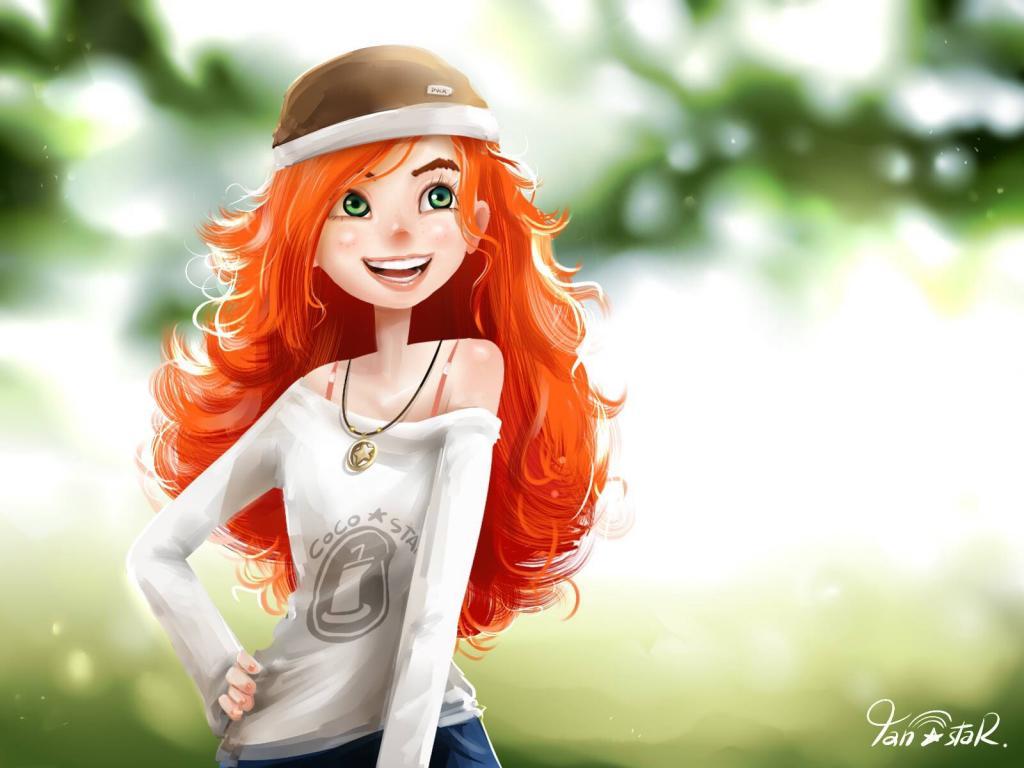 Red Anna by Tan-star Artist - Art, Behance, , Redheads, , Longpost