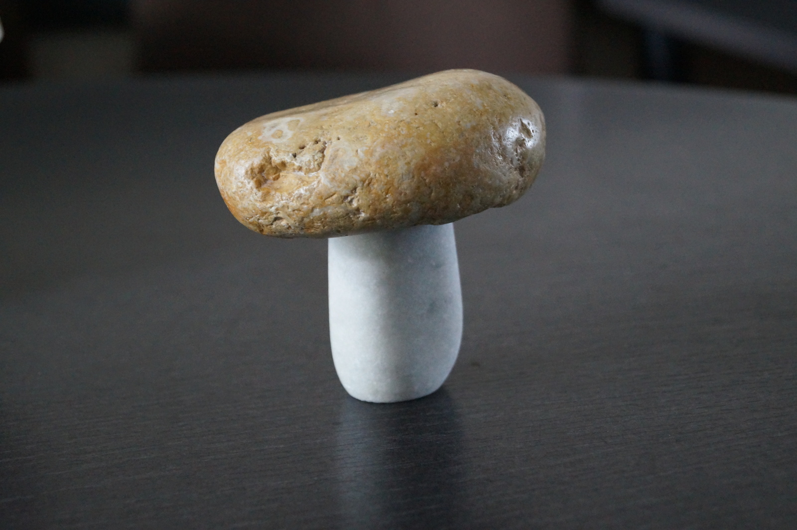 stone mushroom - My, A rock, Mushrooms, , Handmade, With your own hands, The photo, Sculpture, Longpost