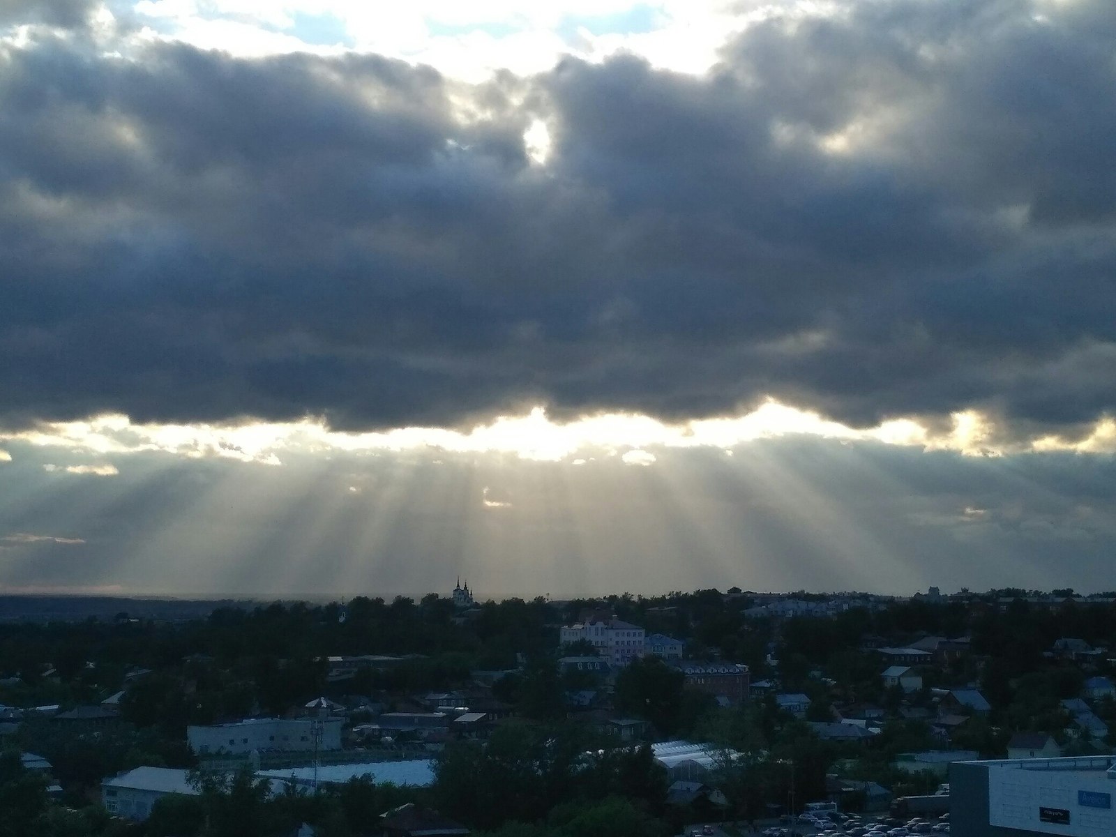 After a thunderstorm - After, Thunderstorm, Tomsk, Sky