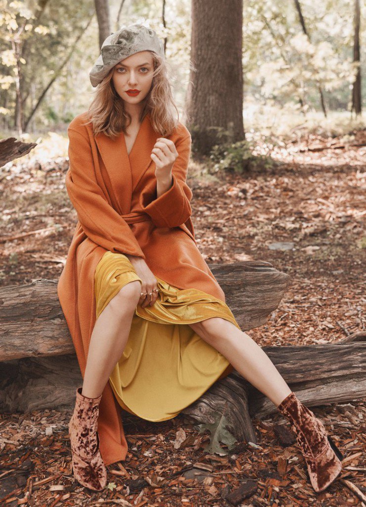 Amanda Seyfried's atmospheric autumn photo shoot for the November issue of Allure magazine, 2016 - Amanda Seyfried, PHOTOSESSION, Autumn, Longpost