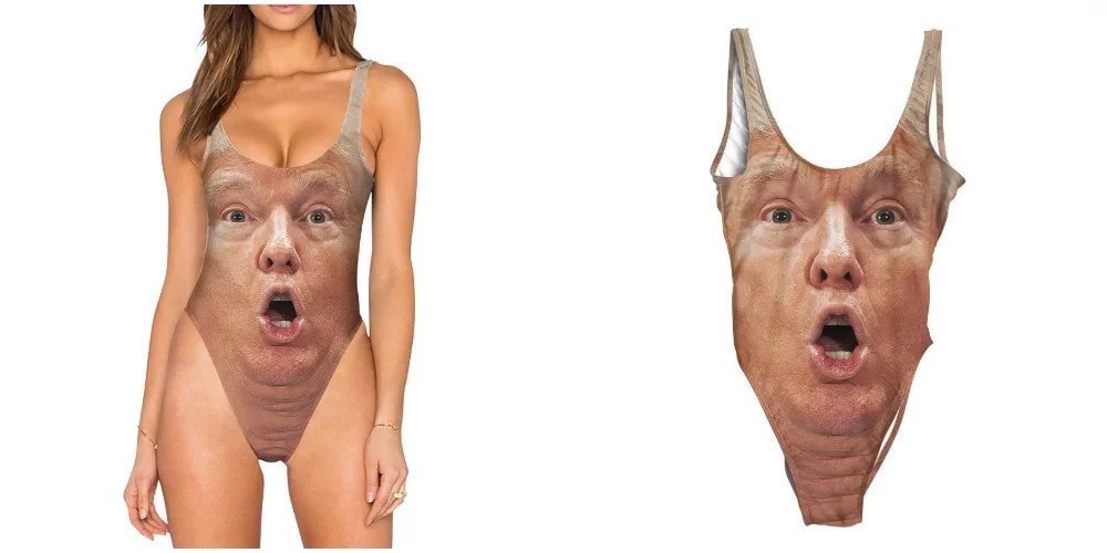 Good swimwear. - Swimsuit, Brands, Print, Stars, Vladimir Putin, Donald Trump, Harold hiding pain, Hillary Clinton, Longpost, Stars