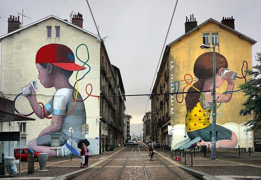 Street art - Street art, Architecture, Town